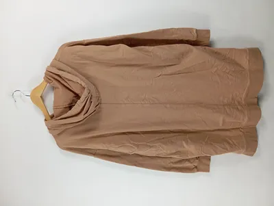The Drop Damen Kapuzenpullover Hoodie Braun Gr. 40 L Casual