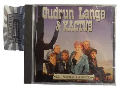 Gudrun Lange & Kactus Deutscher Supercountry CD Album Country Musik