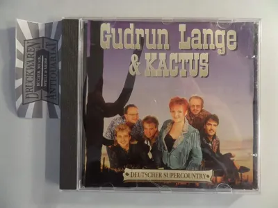 Gudrun Lange & Kactus Deutscher Supercountry CD Album Country Musik