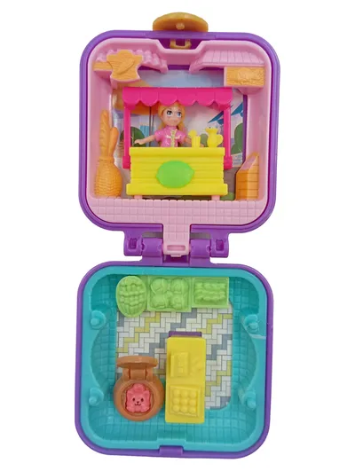 Mattel Polly Pocket Puppenhaus Spielzeug Lila Kunststoff