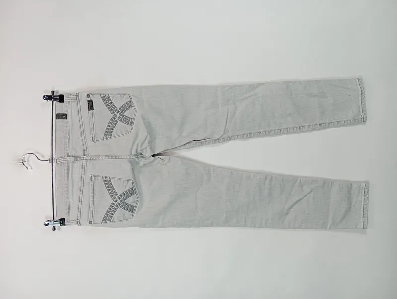 7 For All Mankind Damen Jeans Slim Fit Grau Gr. 36, W26 Stretch 3