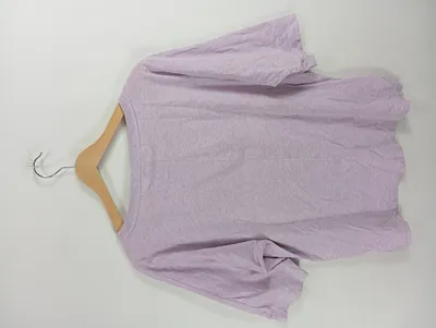 Elbsand Damen Pullover Shirt Lila Meliert Gr. 42 XL Casual Schriftzug