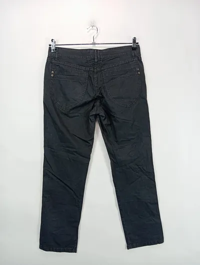Closed Stoffhose Damen Schwarz Gr. 44 W35 Baumwolle Casual