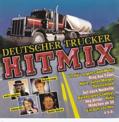Deutscher Trucker Hitmix CD Album Country Musik Gunter Gabriel Johnny Hill
