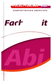 Cornelsen Pocket Teacher Facharbeit Oberstufe Abitur Prüfungsvorbereitung Buch 3