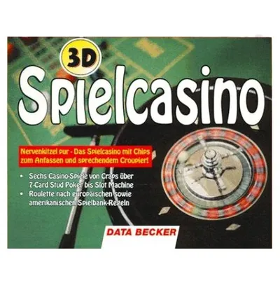DATA BECKER 3D Spielcasino PC CD-ROM Roulette Poker Craps Simulation