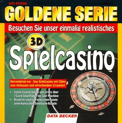 DATA BECKER 3D Spielcasino PC CD-ROM Roulette Poker Craps Simulation 2