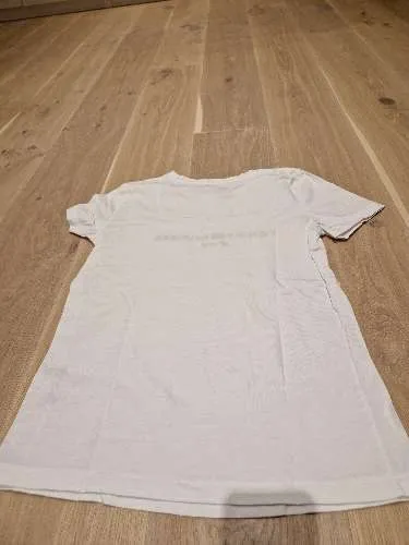 Tommy Hilfiger Damen T-Shirt Logo EST. 1985 Weiß Gr. XS