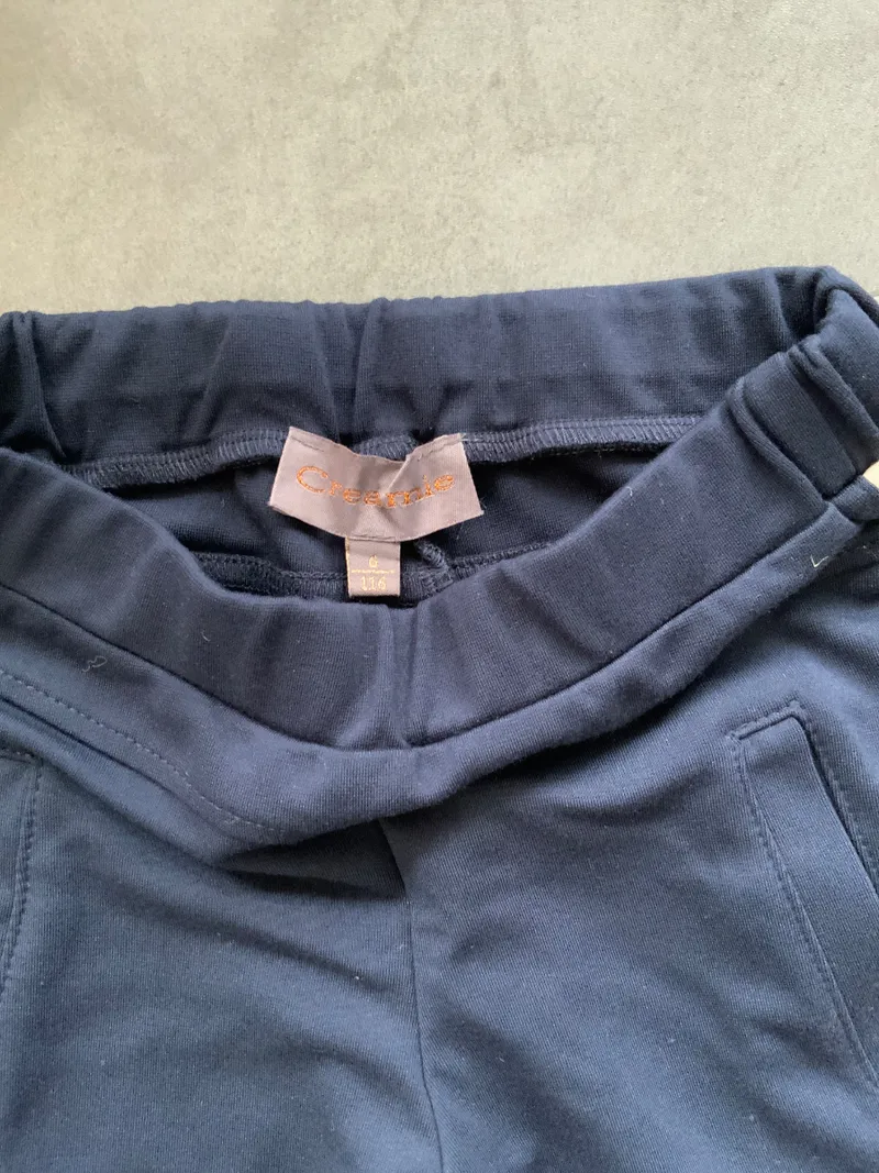 Creamie Kinder Jogginghose Blau Gr. 116 Sporthose Seitenstreifen 3