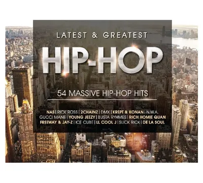 Hip Hop Rap Compilation Latest & Greatest 3CD Album 54 Hits NAS DMX Ice Cube