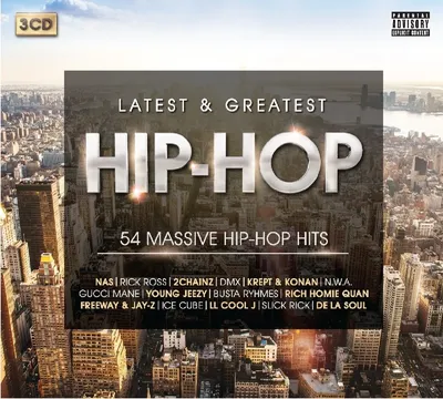 Hip Hop Rap Compilation Latest & Greatest 3CD Album 54 Hits NAS DMX Ice Cube