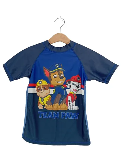 PAW Patrol Kinder Rashguard UV-Shirt Team Paw Gr. 128 Blau