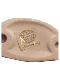 BUTHE Porzellan Dekofigur Pfau Küken Elegant Weiß 18cm 2