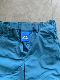 Finkid Zip-Off Outdoorhose Kinder Blau Gr. 128 Sportlich Polyamid Elasthan 3