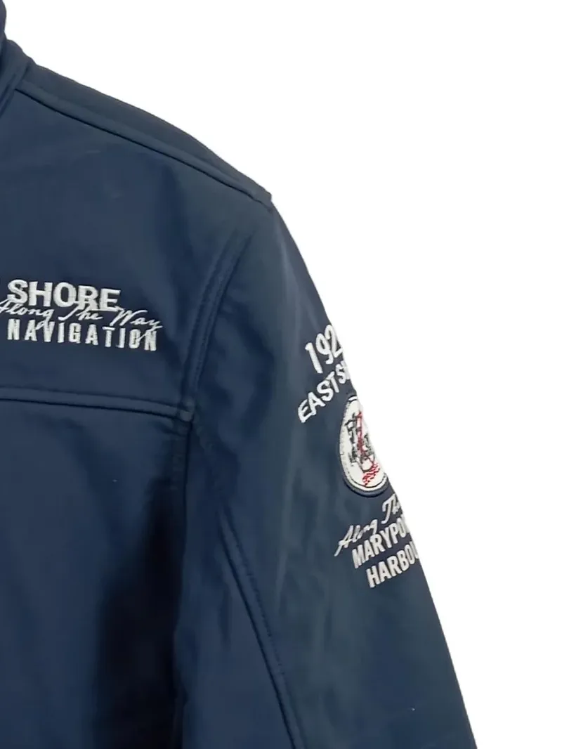 Canda Herren Softshelljacke Blau Gr. 48 M Maritim East Shore Nautical 4