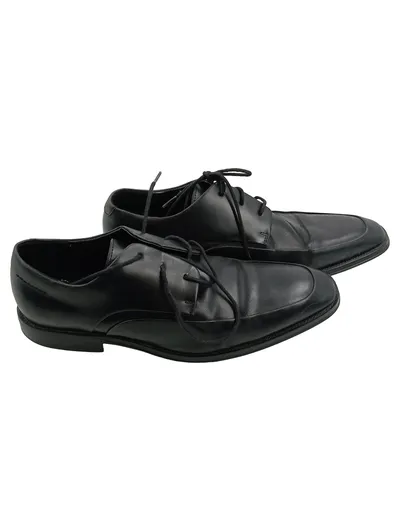 Kenneth Cole New York Herren Schnürschuhe Leder Schwarz Gr. 44 Business