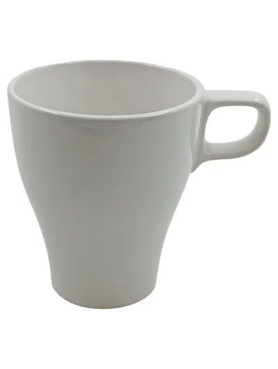 IKEA Kaffeetasse Tasse Becher Weiß Keramik Basic 250ml