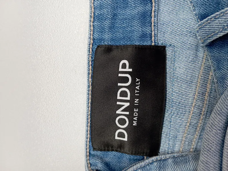 Dondup Damen Jeans Straight Fit Hose Blau Gr. W26 L25 Baumwolle 1