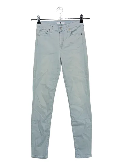 7 For All Mankind Damen Jeans Slim Fit Hellblau Gr. 36 W28