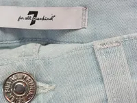 7 For All Mankind Damen Jeans Slim Fit Hellblau Gr. 36 W28 4