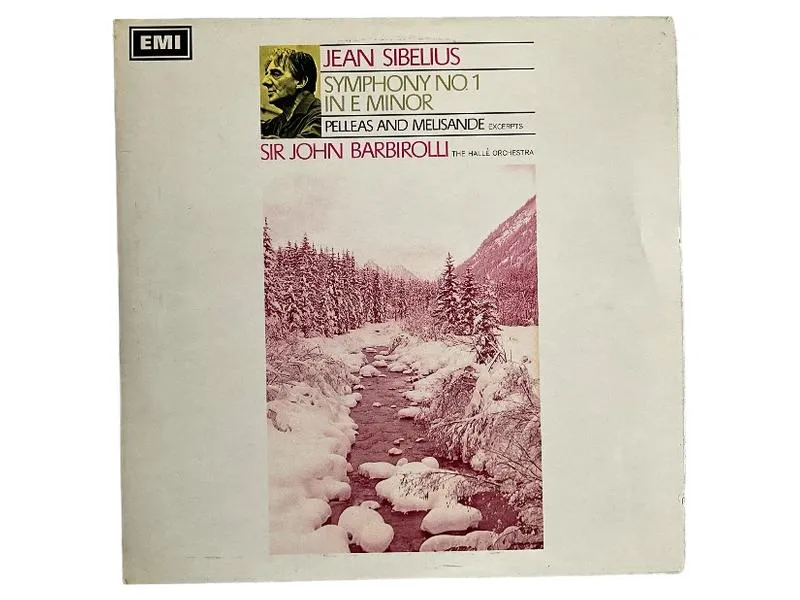 Jean Sibelius Symphony No.1 E Minor Vinyl LP EMI Sir John Barbirolli Hallé 1