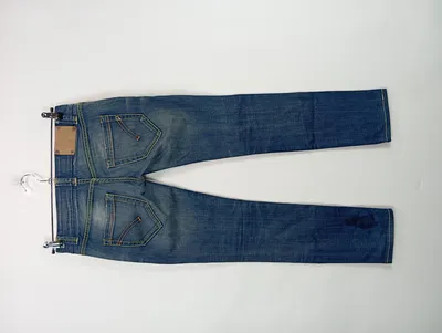 Dondup Cloose Damen Jeans Hose Regular Fit Blau Gr. 38 W29 Baumwolle