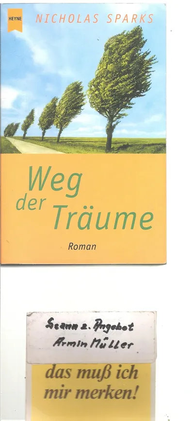 Nicholas Sparks Weg der Träume Liebesroman Taschenbuch Deutsch Heyne