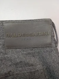 Baldessarini Herren Stoffhose Wolle Grau Meliert Gr. 35 W35 L31 3
