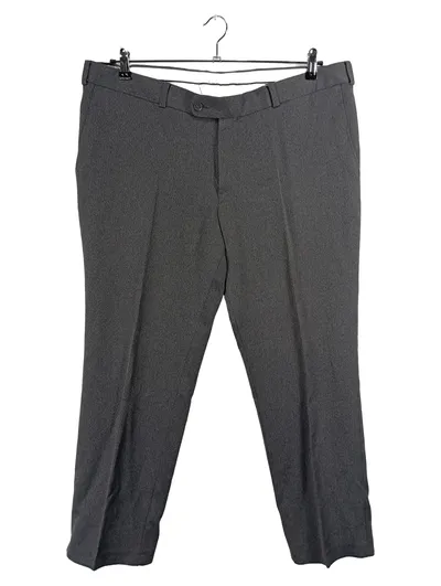 CANDA Anzughose Herren Gr. 54 W27 Grau Business Klassisch Polyester