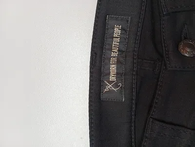 DRYKORN Damen Jeans Straight Leg Schwarz Gr. 40 W31 L30 Casual