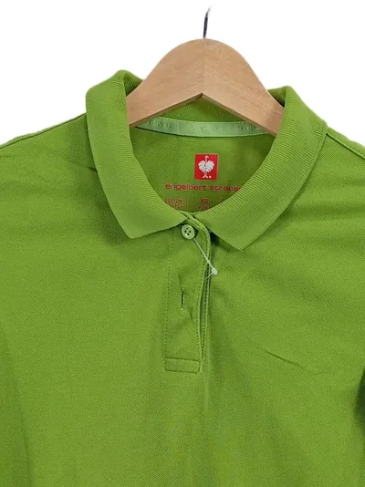 Engelbert Strauss Damen Poloshirt Grün Gr. 34 XS 3/4-Arm Basic