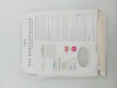 Theraline Babykopfkissen Größe 2 ab 7 kg Weiß 26x23 cm