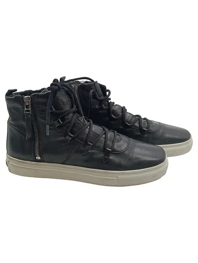Kennel & Schmenger Damen Sneaker High Leder Schwarz Gr. 39.5 Reißverschluss