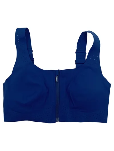Stronger Sport BH Damen Blau Gr. 36 Reißverschluss Fitness