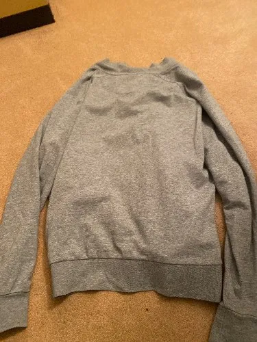 Nike Herren Trainingsjacke Kapuzenjacke Grau Gr. L Baumwolle Sportlich