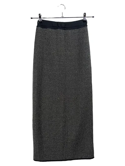 BITTE KAI RAND Bleistiftrock Gr. 36 Schwarz Maxirock Strickrock Business