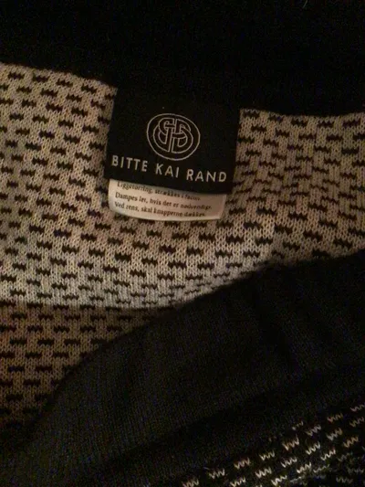 BITTE KAI RAND Bleistiftrock Gr. 36 Schwarz Maxirock Strickrock Business
