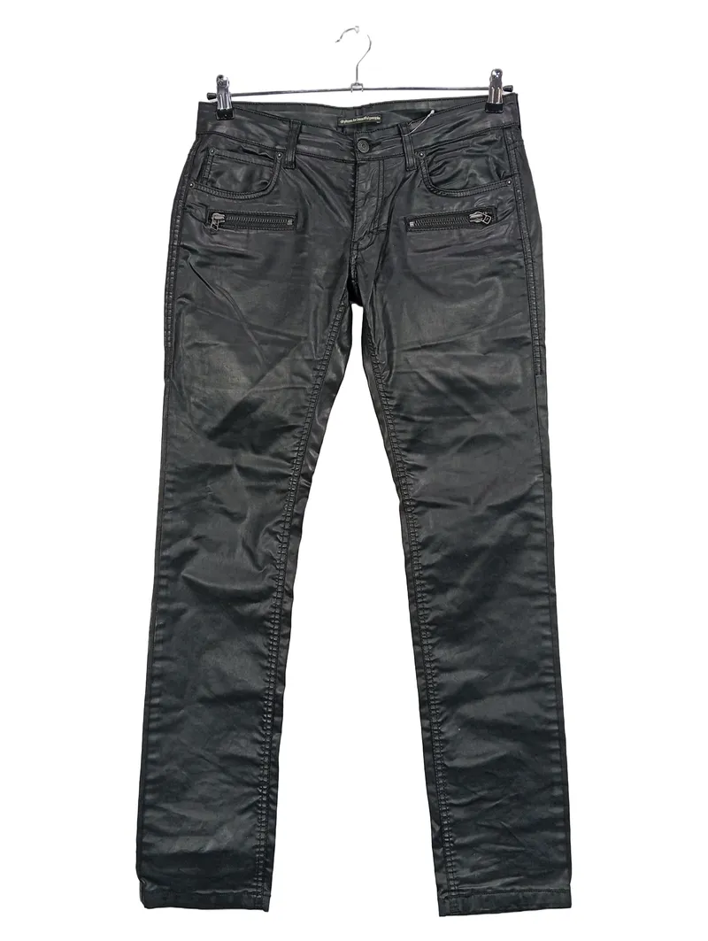 DRYKORN Cargohose Damen Schwarz Gr. 42 W33 Beschichtet 1