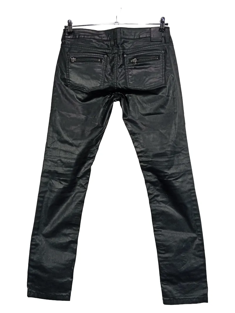 DRYKORN Cargohose Damen Schwarz Gr. 42 W33 Beschichtet 2