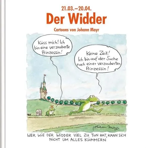 Der Widder Johann Mayr Cartoons Geschenkbuch Sternzeichen Humor 1