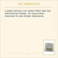 Der Widder Johann Mayr Cartoons Geschenkbuch Sternzeichen Humor 2