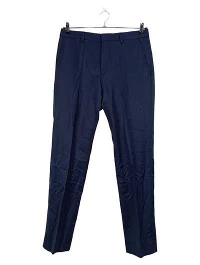 HUGO BOSS Herren Anzughose Business Hose Blau Wolle Gr. 48 W32