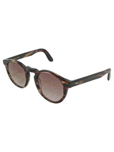 Ace & Tate Sonnenbrille Damen Herren Braun 46, 22 Retro wood bio