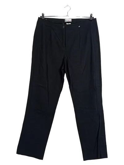 Helena Vera Damen Stoffhose Schwarz Gr. 46 W36 Klassisch
