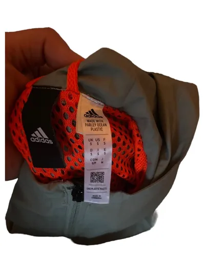 adidas Herren Windjacke Anorak Windbreaker Oliv Gr. 46 S Kapuze