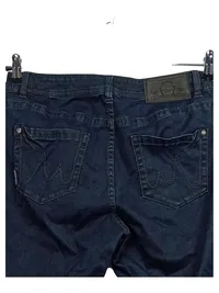 Marc Cain Damen Jeans Regular Fit Blau Farbverlauf Gr. 38 W29 2