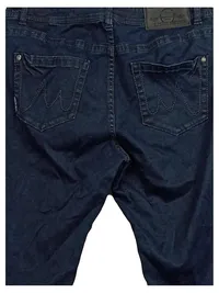 Marc Cain Damen Jeans Regular Fit Blau Farbverlauf Gr. 38 W29 3