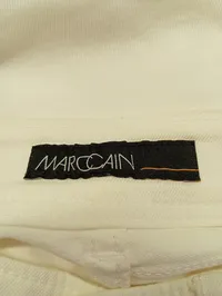 Marc Cain Destroyed Jeans Hose Damen Weiß Gr. 34 W26 XS Ripped Used Look 3