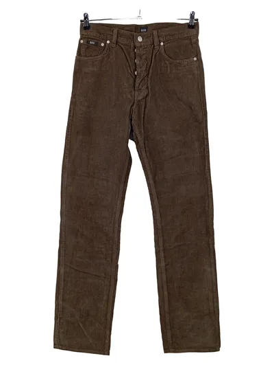 HUGO BOSS Herren Cordhose Braun Gr. W33 Baumwolle Casual