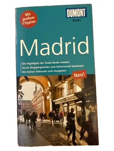 DuMont direkt Reiseführer Madrid mit großem Cityplan Highlights Shopping